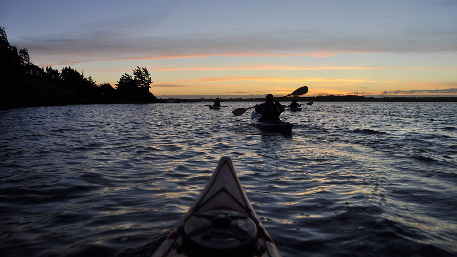 Kayaking Cape Meares Lake on the Oregon Coast