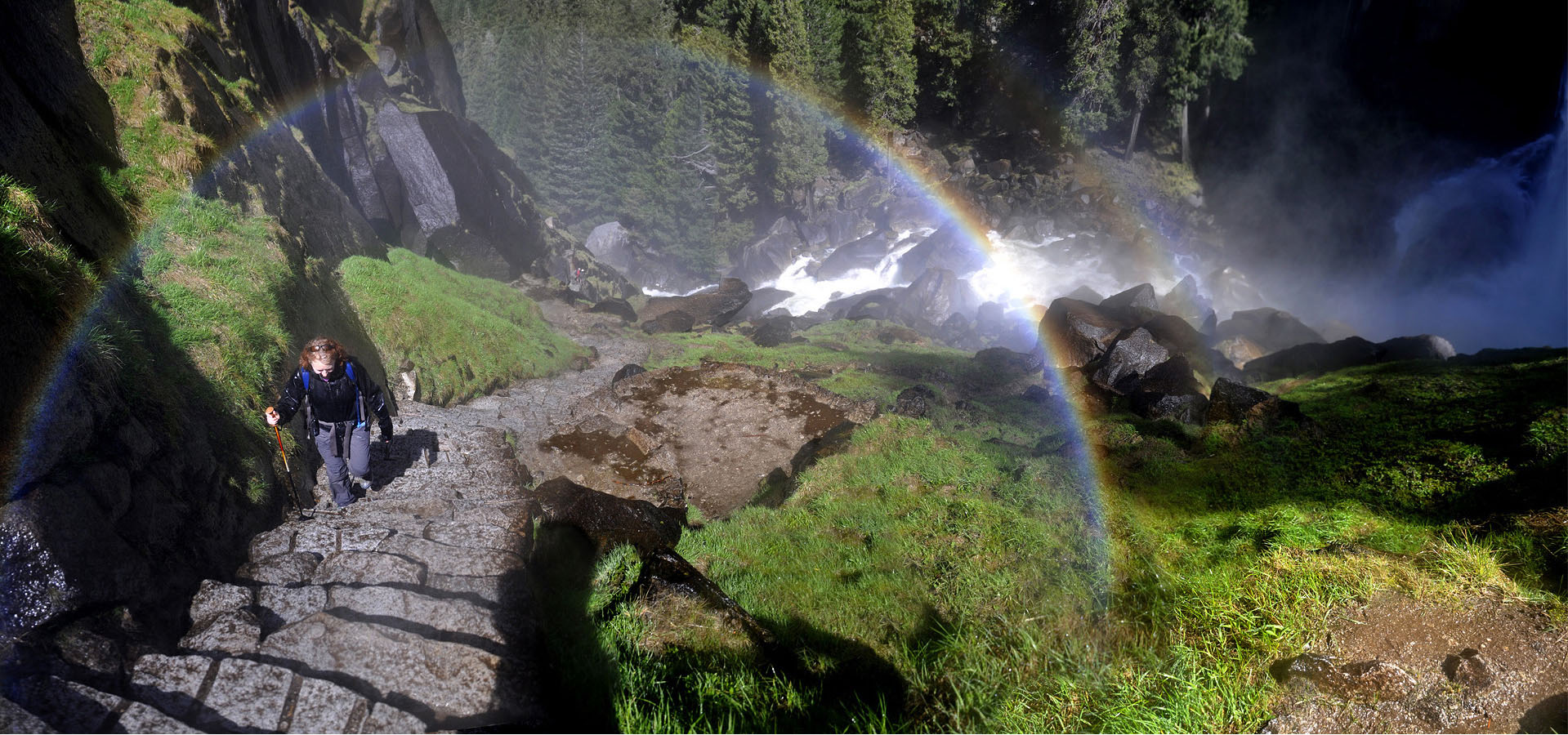 Vernal falls of Yosemite National Park.